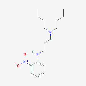 molecular formula C17H29N3O2 B8402555 2-(3-Dibutylaminopropylamino)-nitrobenzene 