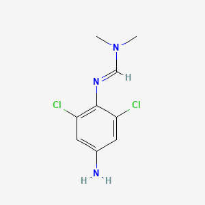 N'-(4-amino-2,6-dichlorophenyl)-N,N-dimethylformamidine