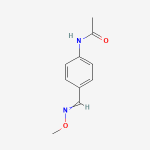 molecular formula C10H12N2O2 B8402683 4-Acetamidobenzaldehyde o-methyloxime 