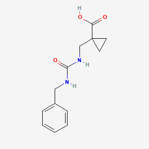 1-((3-Benzylureido)methyl)cyclopropanecarboxylic acid