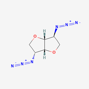 (3aalpha,6aalpha)-3beta,6alpha-Diazidohexahydrofuro[3,2-b]furan