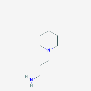 molecular formula C12H26N2 B8402841 4-Tert-butyl-piperidine-1-propanamine CAS No. 314241-28-6