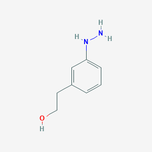 molecular formula C8H12N2O B8402856 2-(3-Hydrazinophenyl)ethanol 
