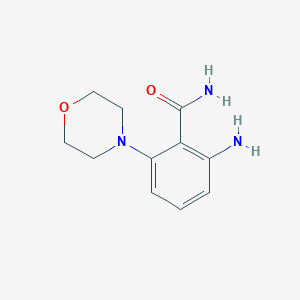 2-Amino-6-(4-morpholinyl)benzamide