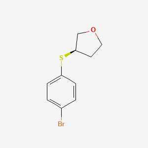 (3R)-3-(4-Bromophenyl)sulfanyltetrahydrofuran