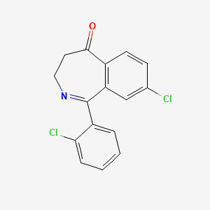 8-Chloro-1-(2-chlorophenyl)-3,4-dihydro-benzo[c]azepin-5-one