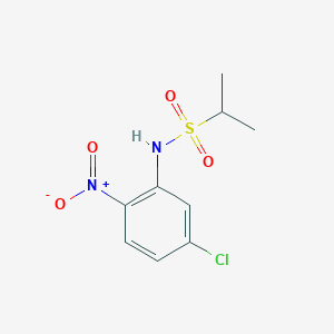 molecular formula C9H11ClN2O4S B8402879 Propane-2-sulfonic acid (5-chloro-2-nitrophenyl)amide 