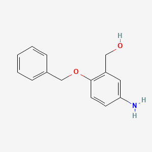 4-Benzyloxy-3-hydroxymethylaniline