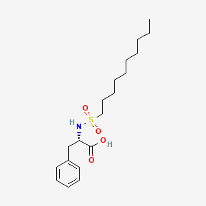 molecular formula C19H31NO4S B8402992 n-Decanesulfonyl-l-phenylalanine 