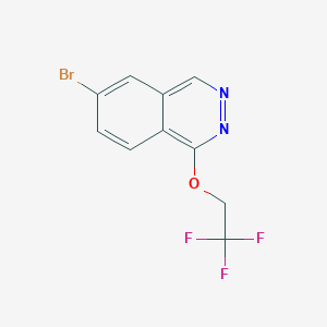 Phthalazine, 6-bromo-1-(2,2,2-trifluoroethoxy)-