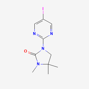1-(5-Iodo-pyrimidin-2-yl)-3,4,4-trimethyl-imidazolidin-2-one