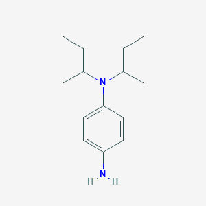 molecular formula C14H24N2 B8403067 N'-di-s-butyl-p-phenylenediamine CAS No. 69796-47-0