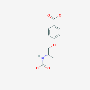 methyl 4-({(2S)-2-[(tert-butoxycarbonyl)amino]propyl}oxy)benzoate