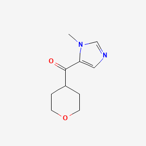 (1-Methyl-1H-imidazol-5-yl)(tetrahydro-2H-pyran-4-yl)methanone