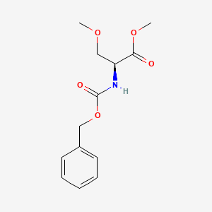 molecular formula C13H17NO5 B8403182 (S)-2-Benzyloxycarbonylamino-3-methoxy-propionic acid methyl ester 