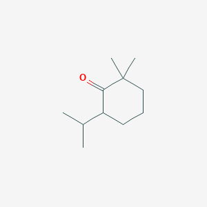 molecular formula C11H20O B8403194 6-Isopropyl-2,2-dimethylcyclohexanone 