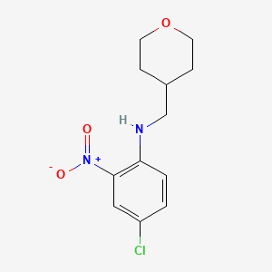 (4-Chloro-2-nitro-phenyl)-(tetrahydro-pyran-4-ylmethyl)-amine