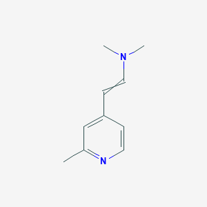 N,N-dimethyl-2-(2-methyl-4-pyridyl)ethenamine