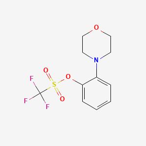 2-Morpholin-4-ylphenyl trifluoromethanesulfonate