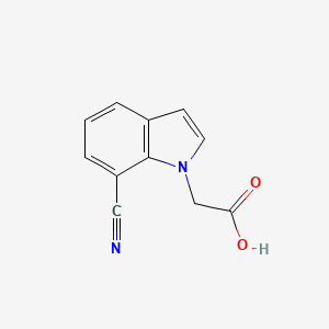 2-(7-Cyano-1H-indol-1-yl)acetic acid