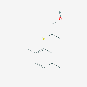 molecular formula C11H16OS B8403353 2-[(2,5-Dimethylphenyl)sulfanyl]-1-propanol 