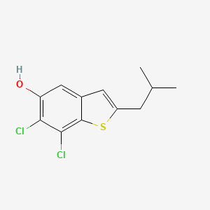 6,7-Dichloro-5-hydroxy-2-isobutylbenzo[b]thiophene