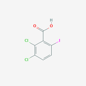 molecular formula C7H3Cl2IO2 B8403424 2,3-Dichloro-6-iodobenzoic acid 