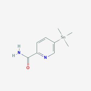 5-(Trimethylstannyl)pyridine-2-carboxamide