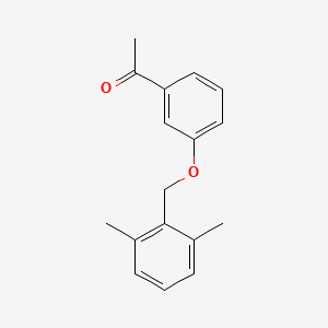 1-(3-(2,6-Dimethylbenzyloxy)-phenyl)-ethanone