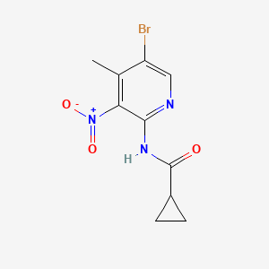 2-cyclopropanecarboxamido-5-Bromo-4-Methyl-3-nitropyridine