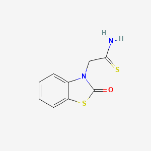 2-(2-oxo-1,3-benzothiazol-3(2H)-yl)ethanethioamide