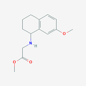 N-(7-methoxy-1,2,3,4-tetrahydronaphthalen-1-yl)glycine methyl ester