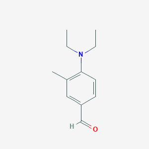 molecular formula C12H17NO B8403584 4-(N,N-Diethylamino)-3-methylbenzaldehyde 