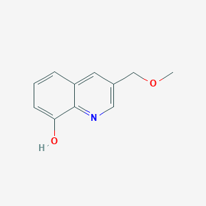 molecular formula C11H11NO2 B8403592 3-(Methoxymethyl)-8-quinolinol 