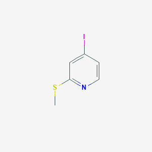 molecular formula C6H6INS B8403609 4-Iodo-2-methylsulfanyl-pyridine CAS No. 1193244-94-8