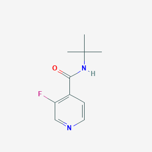 molecular formula C10H13FN2O B8403616 3-Fluoro-4-pyridinecarboxylic acid t-butyl amide 