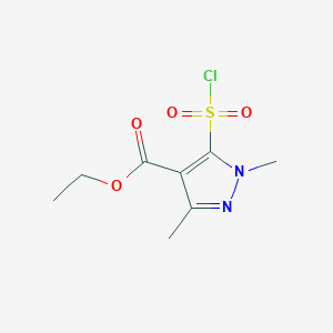 Ethyl 5-chlorosulfonyl-1,3-dimethylpyrazole-4-carboxylate