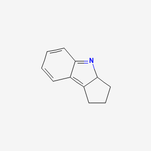 molecular formula C11H11N B8403719 Tetrahydrocyclopent(b)indole 