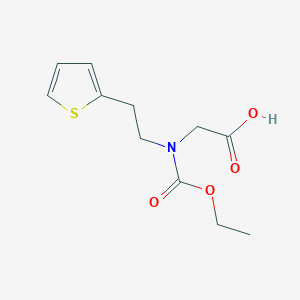 molecular formula C11H15NO4S B8403775 [Ethoxycarbonyl-(2-thiophen-2-yl-ethyl)-amino]-acetic acid CAS No. 951259-18-0