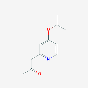 molecular formula C11H15NO2 B8403798 1-(4-Isopropyloxypyridin-2-yl)-propan-2-one 