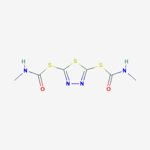 2,5-bis(N-methylcarbamylthio)-1,3,4-thiadiazole