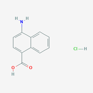 molecular formula C11H10ClNO2 B8403928 4-Amino-1-naphthalenecarboxylic acid hydrochloride 