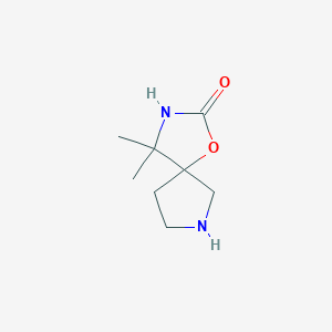 4,4-Dimethyl-1-oxa-3,7-diazaspiro[4.4]nonan-2-one