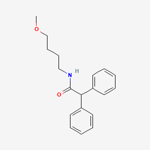 molecular formula C19H23NO2 B8403956 N-(4-Methoxy-butyl)-2,2-diphenyl-acetamide 