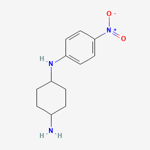 molecular formula C12H17N3O2 B8403964 trans-N-(4-nitrophenyl)-1,4-cyclohexanediamine 