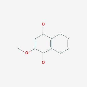 molecular formula C11H10O3 B8403986 2-Methoxy-5,8-dihydronaphthalene-1,4-dione 