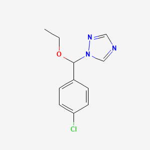 Ethyl (1,2,4-triazol-1-yl)-p-chlorobenzyl ether