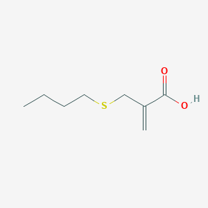 molecular formula C8H14O2S B8404035 2-(Butylthiomethyl)acrylic acid 