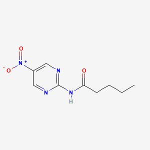 2-(N-pentanoyl)amino-5-nitropyrimidine