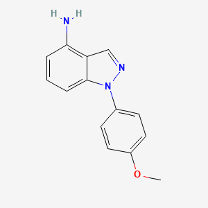 1-(4-methoxyphenyl)-1H-indazol-4-amine